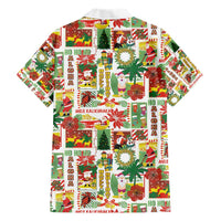 Hawaiian Santa Christmas Pattern Hawaiian Shirt White Version LT01 - Polynesian Pride