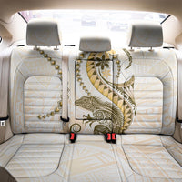 Gold Maori Tuatara Back Car Seat Cover Luxury Pastel Pattern