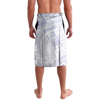 Purple Maori Tuatara Lavalava Luxury Pastel Pattern