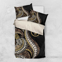 Hawaii Pineapple Brown Tribal Pattern Bedding Set - Polynesian Pride