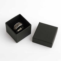 Hawaii Pineapple Brown Tribal Pattern Classic Ring - Polynesian Pride