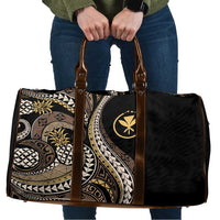 Hawaii Pineapple Brown Tribal Pattern Travel Bag - Polynesian Pride