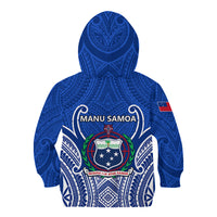 Samoa Rugby Kid Hoodie Manu Samoa Go 2023 World Cup LT01 - Polynesian Pride
