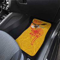 Personalized American Samoa Fautasi Race Car Mats Aeto Pago Pago with Eagle Samoan Tribal Patterns LT03 - Polynesian Pride