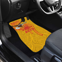 Personalized American Samoa Fautasi Race Car Mats Aeto Pago Pago with Eagle Samoan Tribal Patterns LT03 - Polynesian Pride