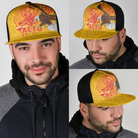 American Samoa Fautasi Race Mesh Trucker Cap Aeto Pago Pago with Eagle Samoan Tribal Patterns LT03 - Polynesian Pride