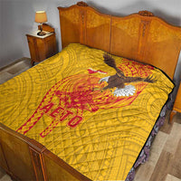 American Samoa Fautasi Race Quilt Aeto Pago Pago with Eagle Samoan Tribal Patterns LT03 - Polynesian Pride
