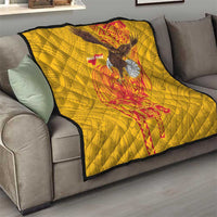 American Samoa Fautasi Race Quilt Aeto Pago Pago with Eagle Samoan Tribal Patterns LT03 - Polynesian Pride