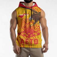 Personalized American Samoa Fautasi Race Sleeveless Hoodie Aeto Pago Pago with Eagle Samoan Tribal Patterns
