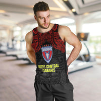 Vitis Central Dabaris Rugby Men Tank Top Papua New Guinea Polynesian Tattoo LT03 - Polynesian Pride