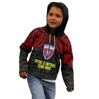 Custom Vitis Central Dabaris Rugby Kid Hoodie Papua New Guinea Polynesian Tattoo LT03 - Polynesian Pride