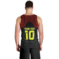 Custom Vitis Central Dabaris Rugby Men Tank Top Papua New Guinea Polynesian Tattoo LT03 - Polynesian Pride