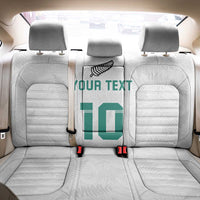 Custom New Zealand Football Back Car Seat Cover Go All Silver Ferns - Towards World Cup 2026