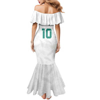 Custom New Zealand Football Family Matching Mermaid Dress and Hawaiian Shirt Go All Silver Ferns - Towards World Cup 2026