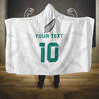 Custom New Zealand Football Hooded Blanket Go All Silver Ferns - Towards World Cup 2026