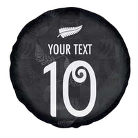Custom New Zealand Rugby Spare Tire Cover All Silver Ferns Blacks