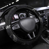 New Zealand Rugby Steering Wheel Cover All Silver Ferns Blacks