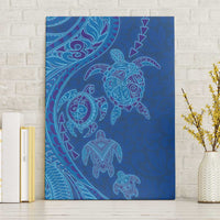 Hawaiian Turtles and Polynesian Art Tattoo Canvas Wall Art Ocean Abyss