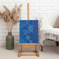 Hawaiian Turtles and Polynesian Art Tattoo Canvas Wall Art Ocean Abyss