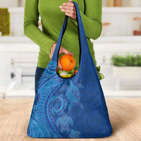 Hawaiian Turtles and Polynesian Art Tattoo Grocery Bag Ocean Abyss LT03 - Polynesian Pride