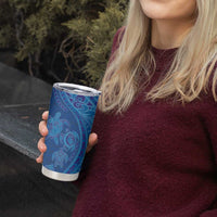 Hawaiian Turtles and Polynesian Art Tattoo Tumbler Cup Ocean Abyss