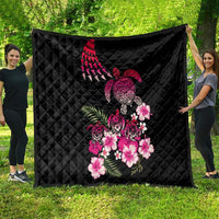 Hawaiian Hibiscus Turtle and Tropical Flower Quilt Sweet Vibe