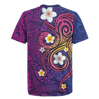 Hawaiian Octopus Tattoo and Frangipani Rugby Jersey