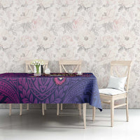 Hawaiian Octopus Tattoo and Frangipani Tablecloth