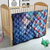 Hawaii Aloha Whales Quilt Hibiscus and Whales with Polynesian Pattern - Polynesian Pride