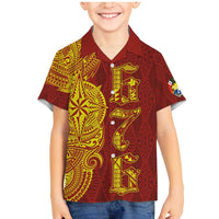 Tonga 676 Ngatu Tribal Tattoo Family Matching Mermaid Dress and Hawaiian Shirt