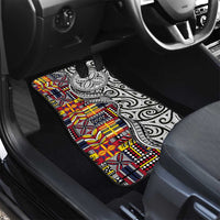 Niue Hiapo and Maori Decoration Tattoos Car Mats - Polynesian Pride