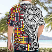 Niue Hiapo and Maori Decoration Tattoos Hawaiian Shirt - Polynesian Pride