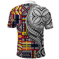 Niue Hiapo and Maori Decoration Tattoos Polo Shirt - Polynesian Pride
