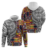 Niue Hiapo and Maori Decoration Tattoos Zip Hoodie LT03 - Polynesian Pride