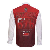 Mate Ma'a Tonga Rugby Long Sleeve Button Shirt Six Seven Six to The World