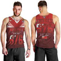Mate Ma'a Tonga Rugby Men Tank Top Six Seven Six to The World