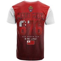 Mate Ma'a Tonga Rugby T Shirt Six Seven Six to The World