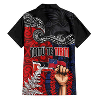 Aotearoa and Samoa Toitu Te Tiriti Family Matching Puletasi and Hawaiian Shirt Honour the Treaty - Te Tiriti Is Us