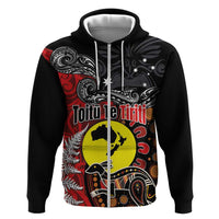 Aotearoa and Australia Toitu Te Tiriti Zip Hoodie Honour the Treaty - Te Tiriti Is Us