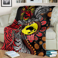 Aotearoa and Australia Toitu Te Tiriti Blanket Honour the Treaty - Stand Together Stand Stronger