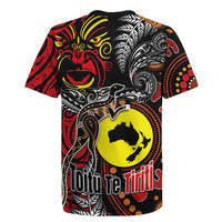 Aotearoa and Australia Toitu Te Tiriti Rugby Jersey Honour the Treaty - Stand Together Stand Stronger