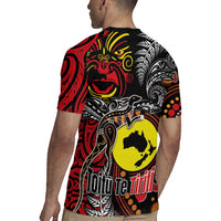 Aotearoa and Australia Toitu Te Tiriti Rugby Jersey Honour the Treaty - Stand Together Stand Stronger