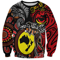 Aotearoa and Australia Toitu Te Tiriti Sweatshirt Honour the Treaty - Stand Together Stand Stronger