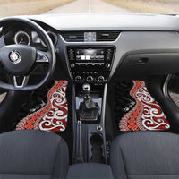 Aotearoa Maori Stylized Koru - Silver Ferns Car Mats