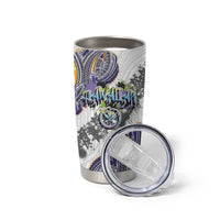Traditional Art Hawaiian Kakau Tattoos Tumbler Cup Graffiti Style LT03 - Polynesian Pride