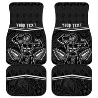 Custom Hawaii Warrior Car Mats Kakau Quilt Pattern LT03 - Polynesian Pride