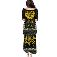 Flores de Mayo and Filipino Fiesta Puletasi The Sun-Jasmine and Polynesian Yakan Tattoo Barong Style