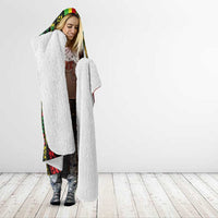 Aotearoa Reggae Hooded Blanket Maori Reggae-One Love