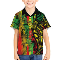Aotearoa Reggae Kid Hawaiian Shirt Maori Reggae-One Love