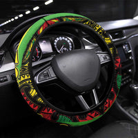 Aotearoa Reggae Steering Wheel Cover Maori Reggae-One Love